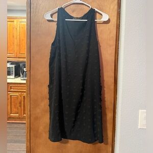FUN BLACK POLKA DOT SUMMER DRESS